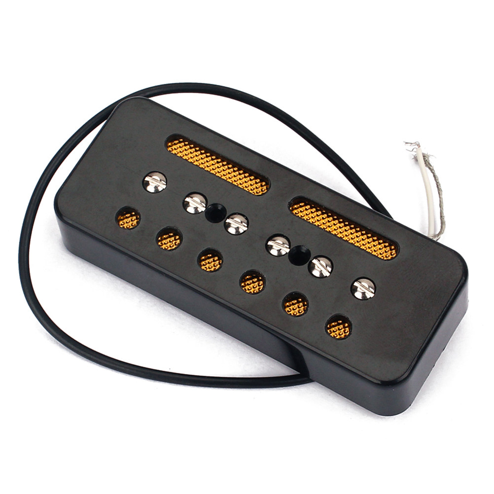 Musical Instrument Bass - 2Pcs Electric Guitar Soapbar Pickup Black