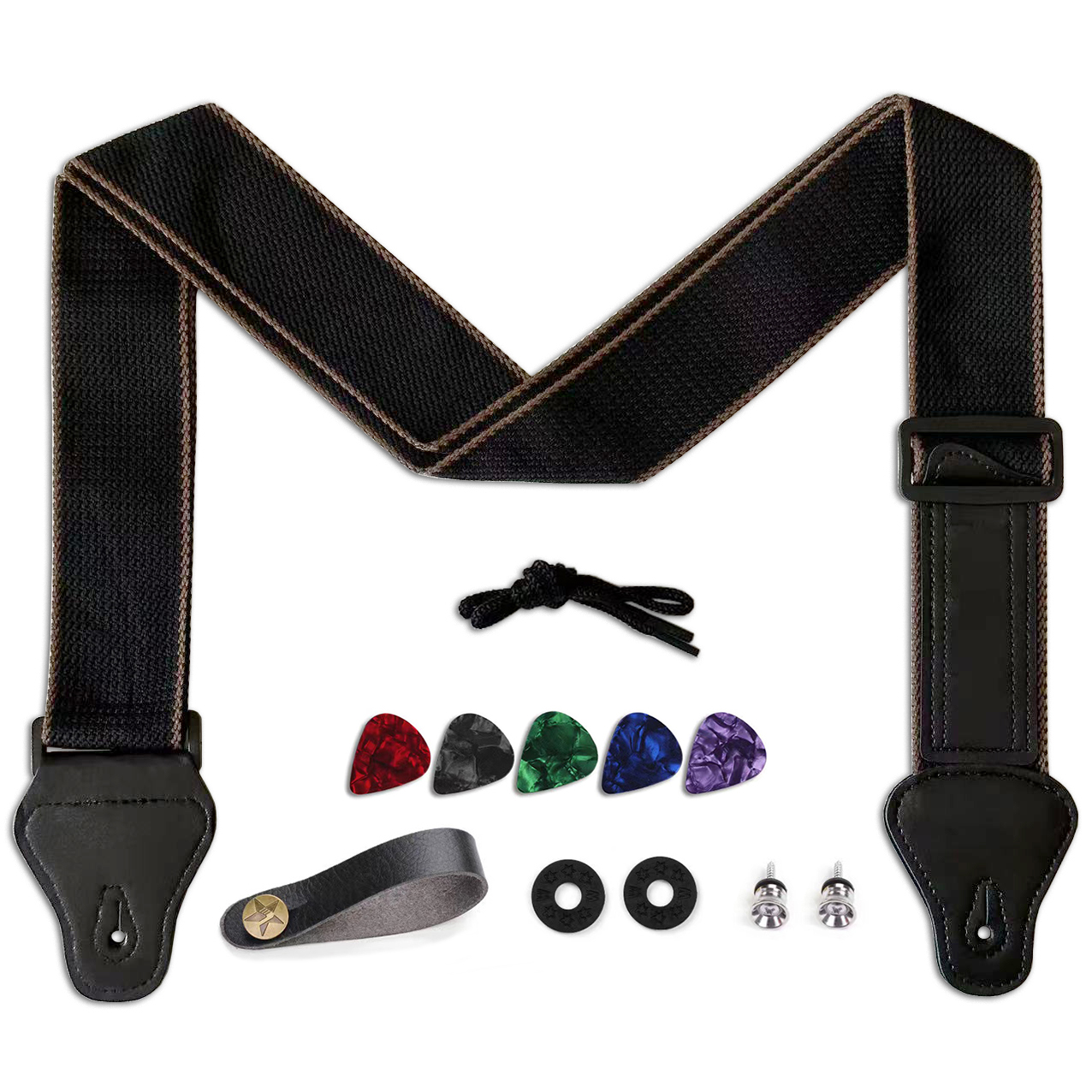 Musical Instrument Bass - 11Pcs Guitar Strap for Acoustic /