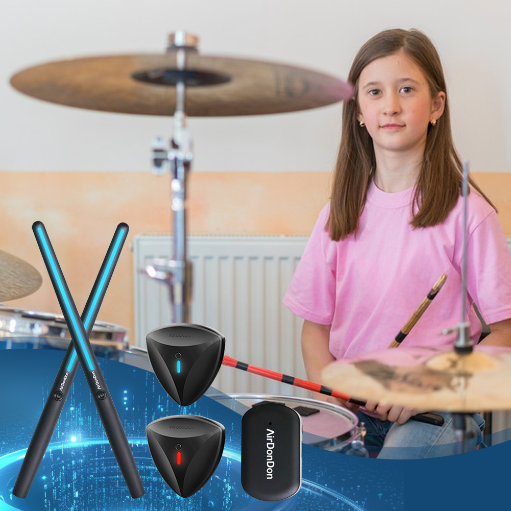 Musical Instrument Virtual - Electric Virtual Air Drum Set With