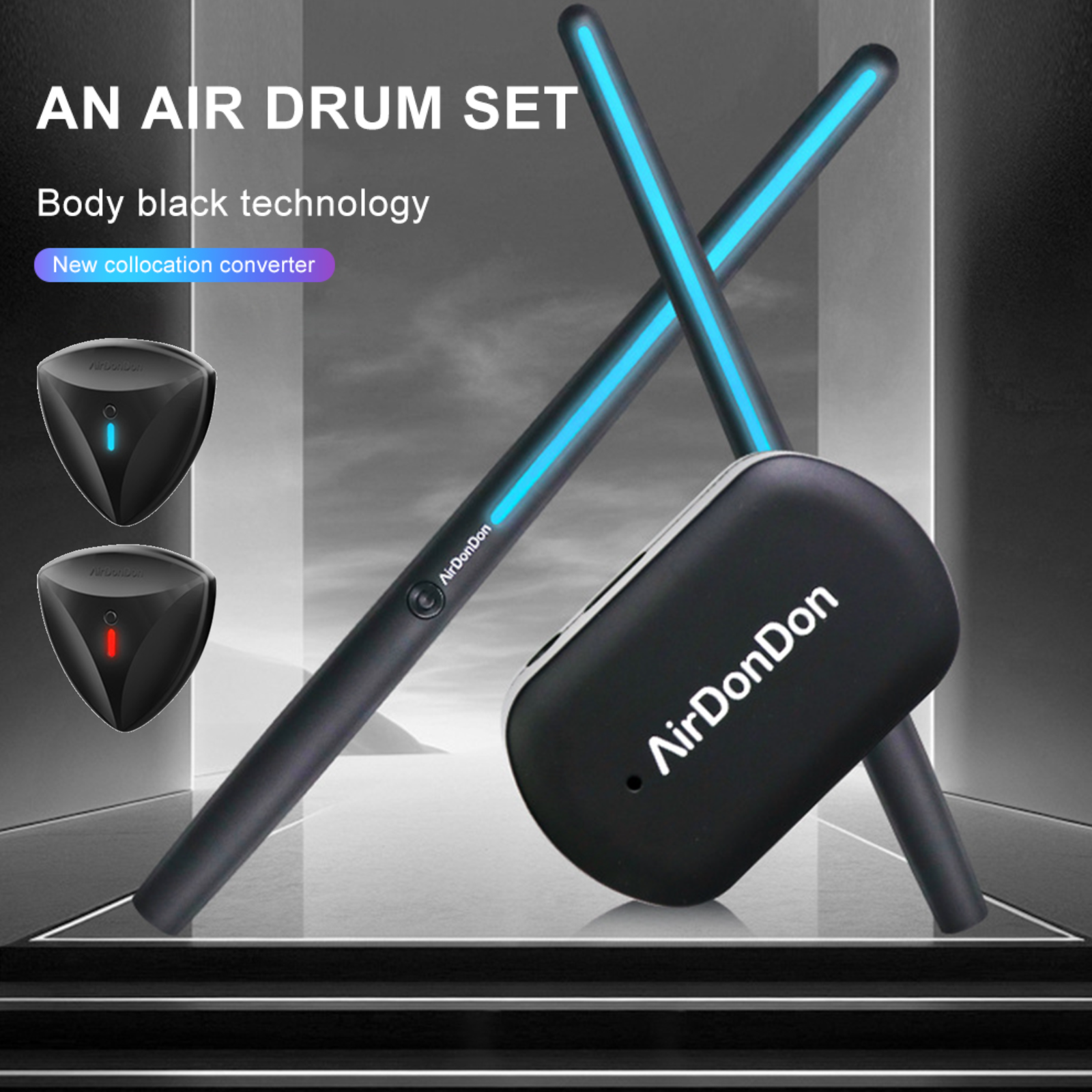 Musical Instrument Virtual - Air Drum Set Portable Air Drum