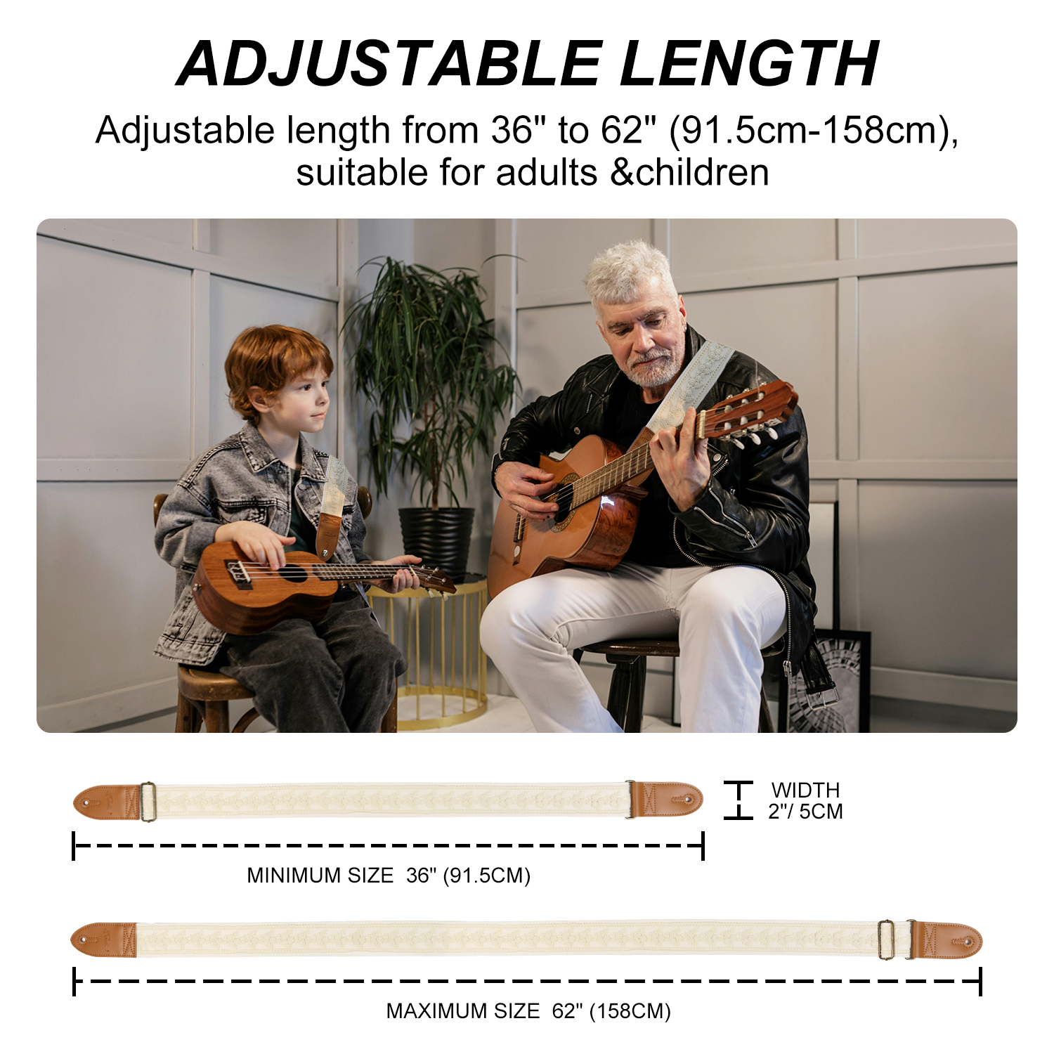 FOALS Guitar Straps Folk Bass  – Musical Instrument Bass recenzja i cena