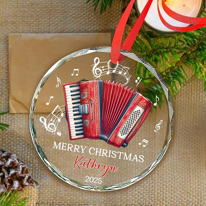 Accordion Lover Christmas Orna – Musical Instrument Name recenzja i cena