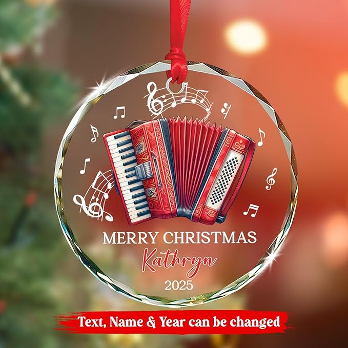 Accordion Lover Christmas Orna – Musical Instrument Name recenzja i cena