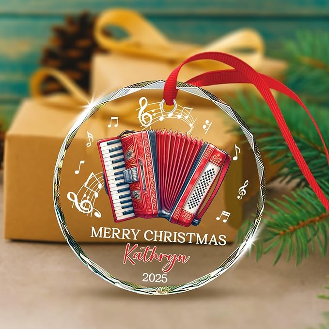 Accordion Lover Christmas Orna – Musical Instrument Name recenzja i cena
