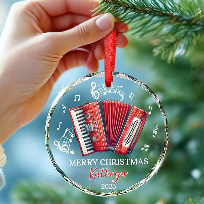 Accordion Lover Christmas Orna – Musical Instrument Name recenzja i cena