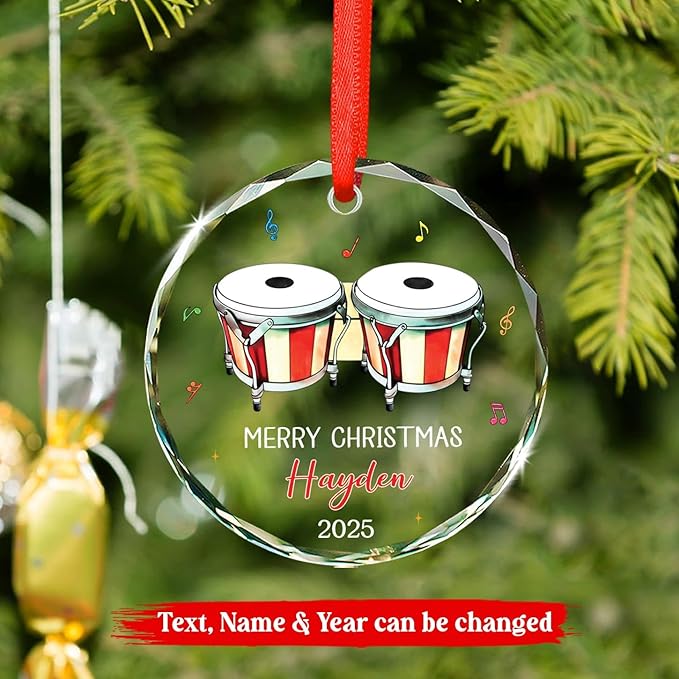Bongo Drum Player Christmas Or – Musical Instrument Name recenzja i cena
