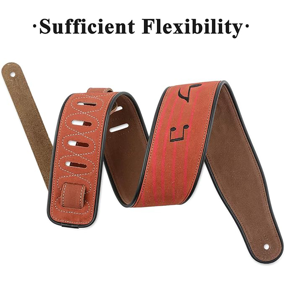 Durable Leather Guitar Strap,  – Musical Instrument Bass recenzja i cena