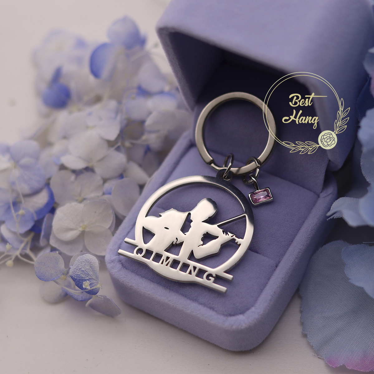 Custom Name Birthstone Pendant – Musical Instrument Name recenzja i cena