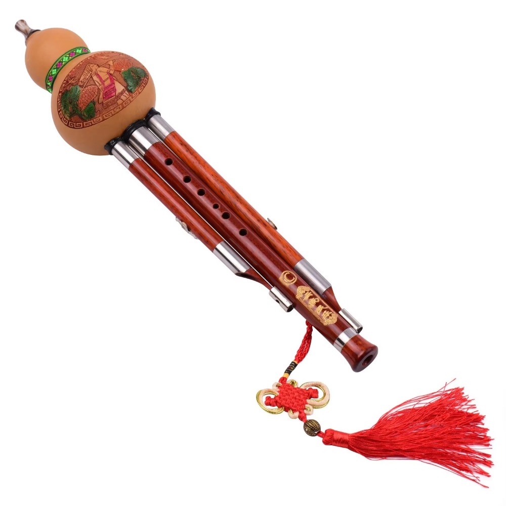 3-Tone C Key Hulusi Gourd Flut – Musical Instrument Music recenzja i cena
