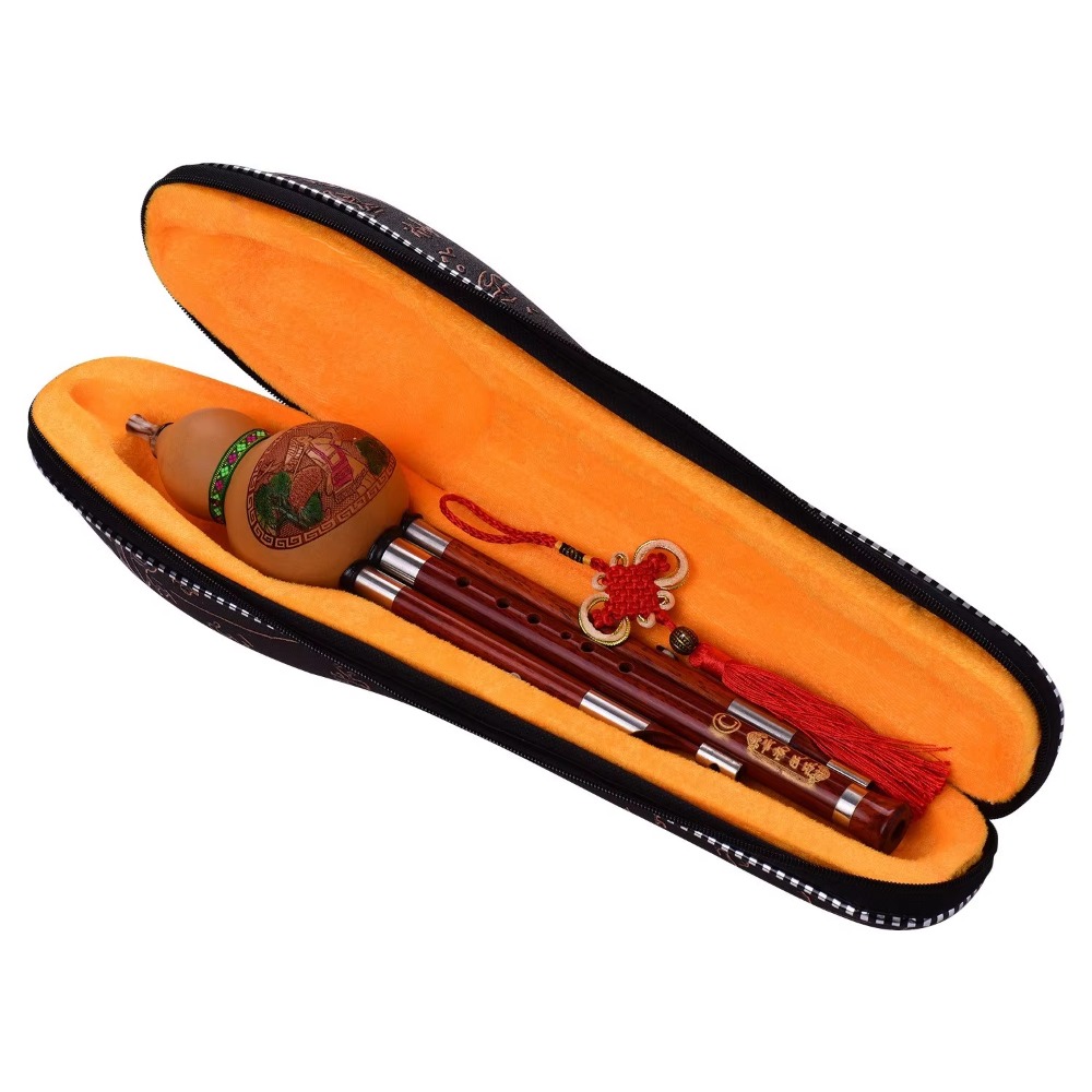 3-Tone C Key Hulusi Gourd Flut – Musical Instrument Music recenzja i cena