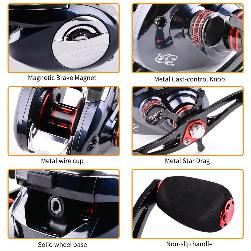 8.0:1 19+1BB Fishing Reel Left – Djembe Hand Drum recenzja i cena