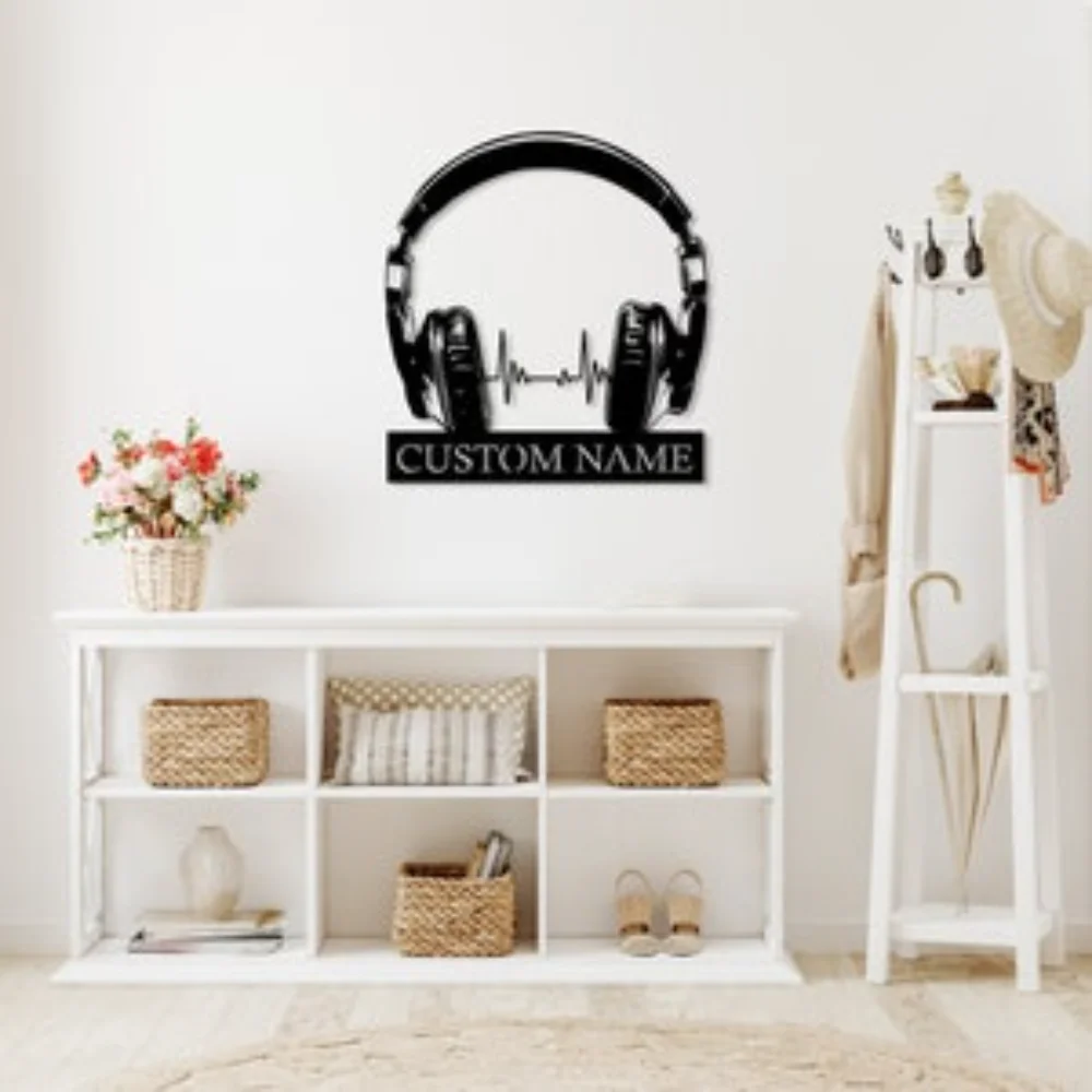 Metal Wall Art - Custom Earpho – Musical Instrument Name recenzja i cena
