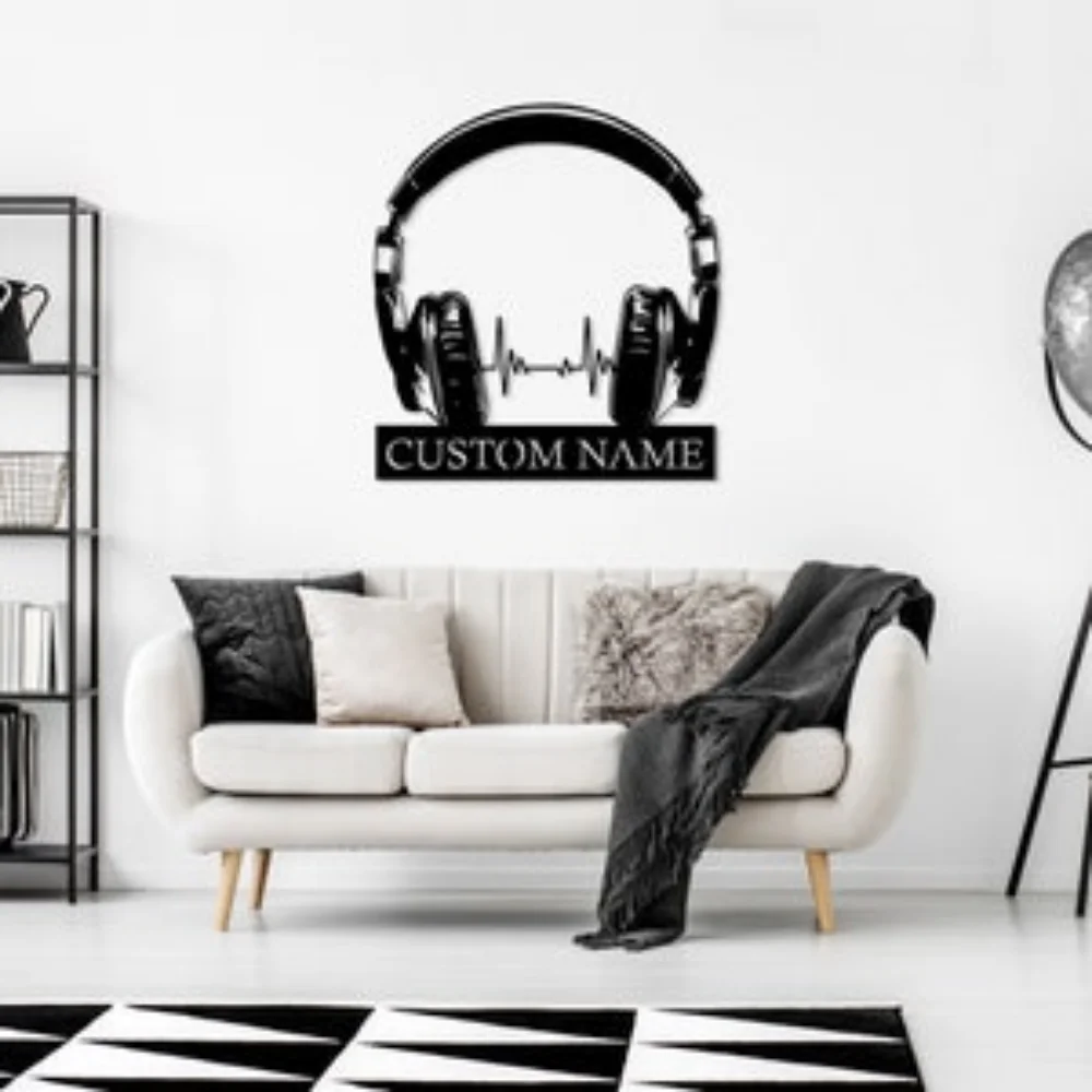 Metal Wall Art - Custom Earpho – Musical Instrument Name recenzja i cena