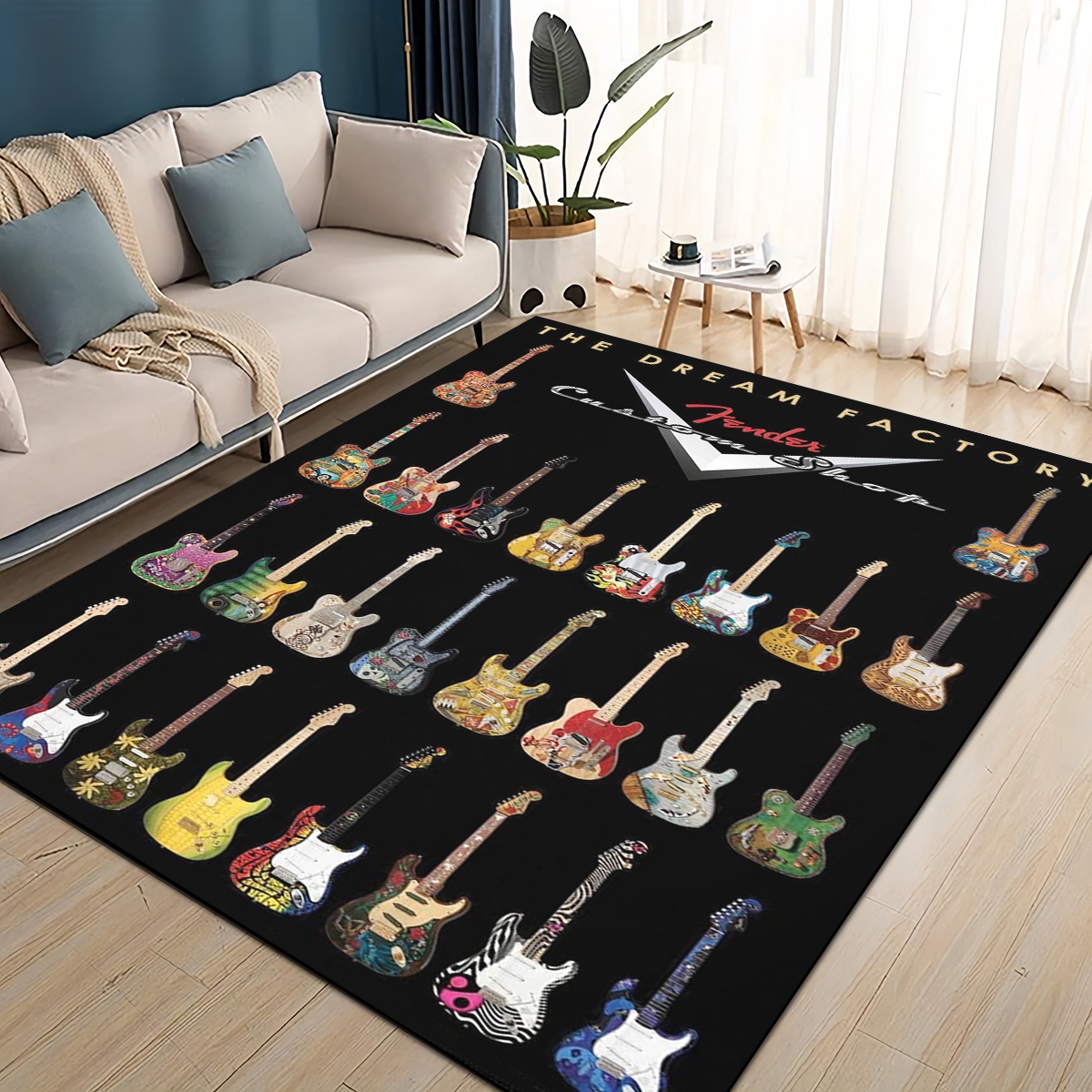 3D Retro Fender logo Guitar In – Musical Instruments Online recenzja i cena