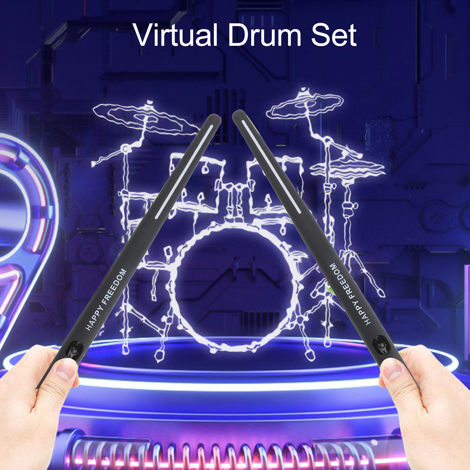 New Virtual Drum Kit Electroni – Musical Instrument Virtual recenzja i cena