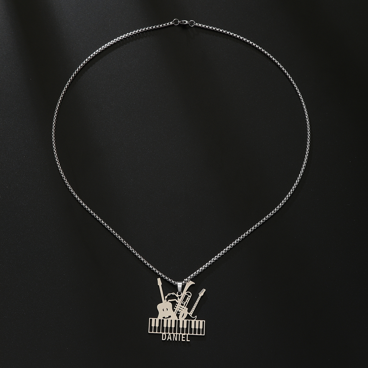 Custom Name Necklaces For Wome – Musical Instrument Name recenzja i cena