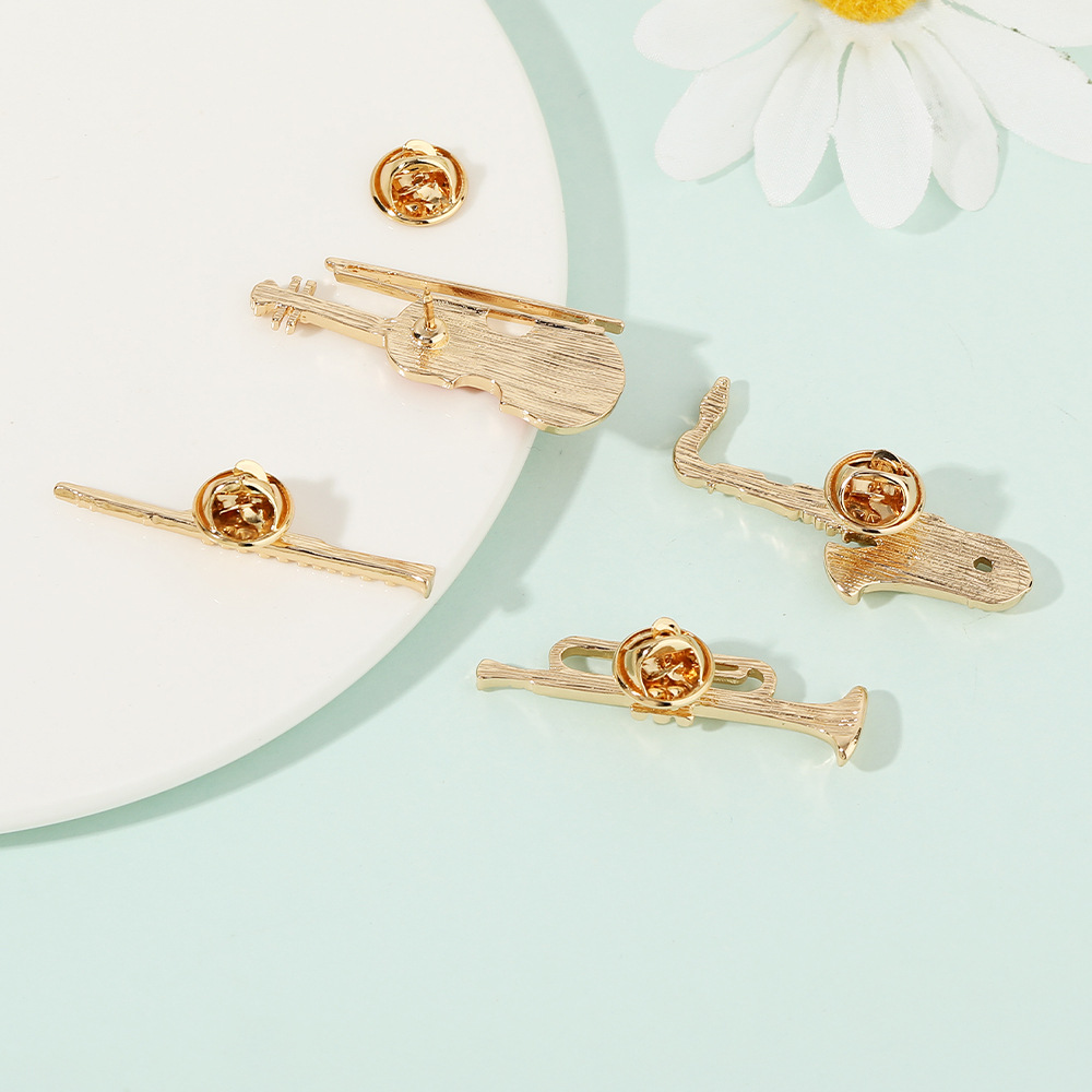Golden Musical Instrument Pins – Musical Instrument In Orchestra recenzja i cena