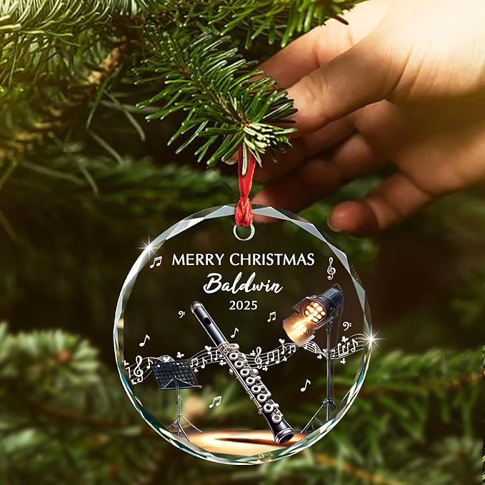Awesome Piccolo Glass Ornament – Musical Instrument Name recenzja i cena