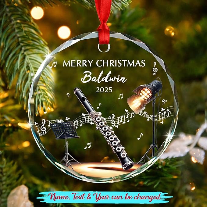 Awesome Piccolo Glass Ornament – Musical Instrument Name recenzja i cena