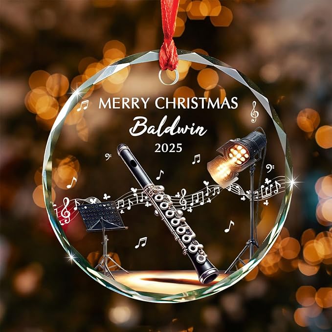 Awesome Piccolo Glass Ornament – Musical Instrument Name recenzja i cena