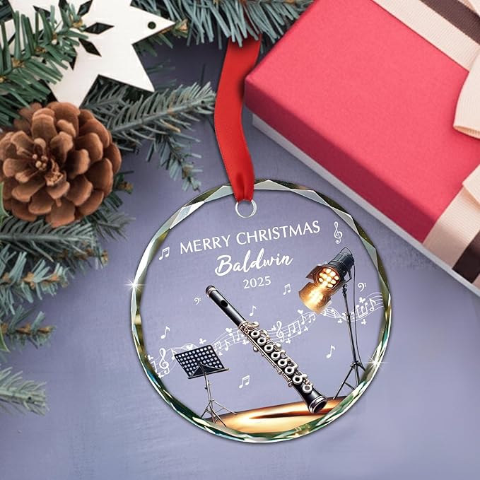 Awesome Piccolo Glass Ornament – Musical Instrument Name recenzja i cena