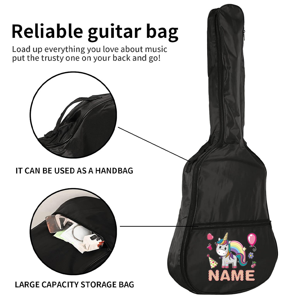 Customized Name Guitar Bag 36- – Musical Instrument Name recenzja i cena