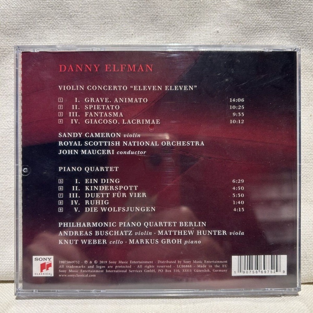 Danny Elfman Violin Concerto M – Musical Instrument Music recenzja i cena