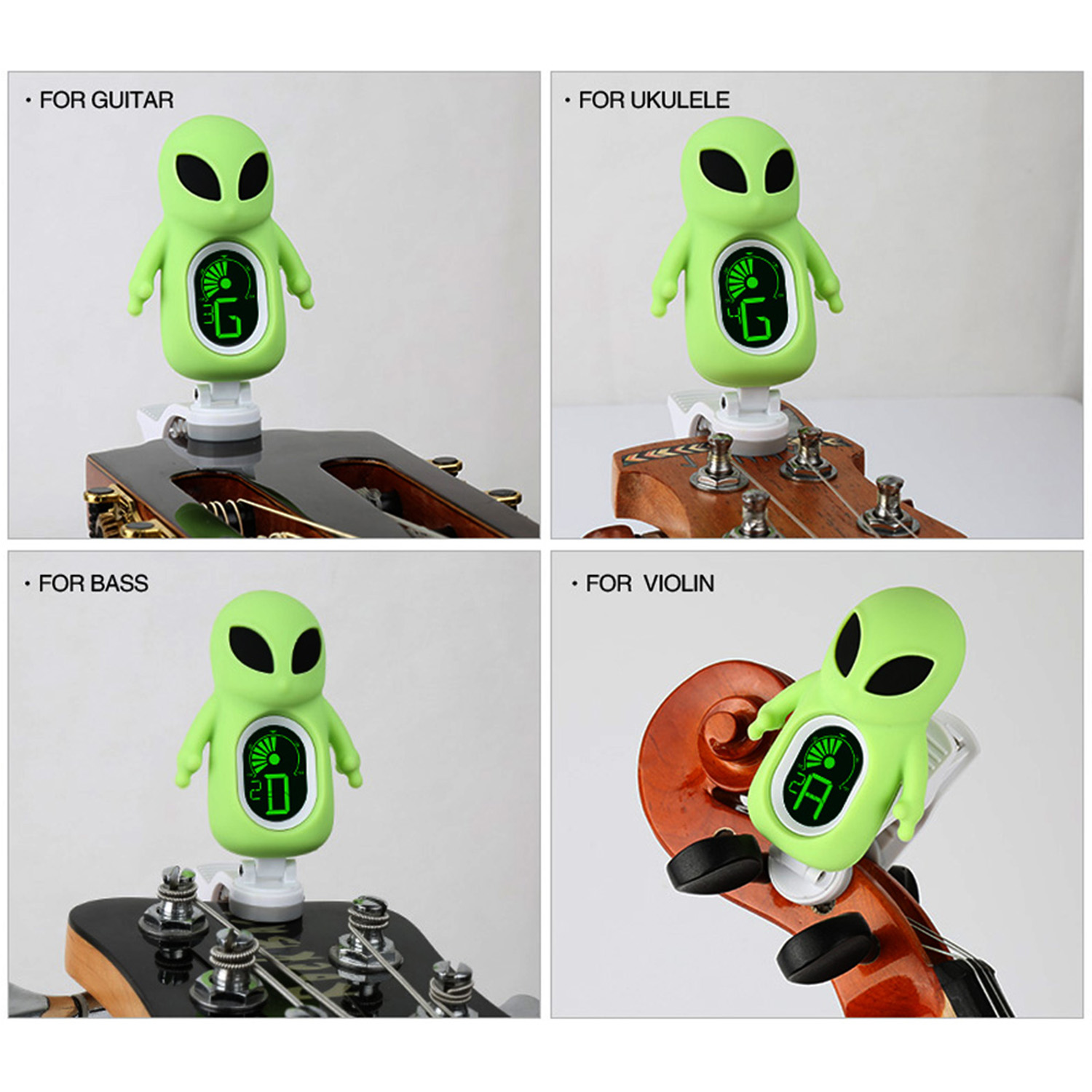 Guitar Tuner A71, Cute Alien C – Musical Instrument Bass recenzja i cena