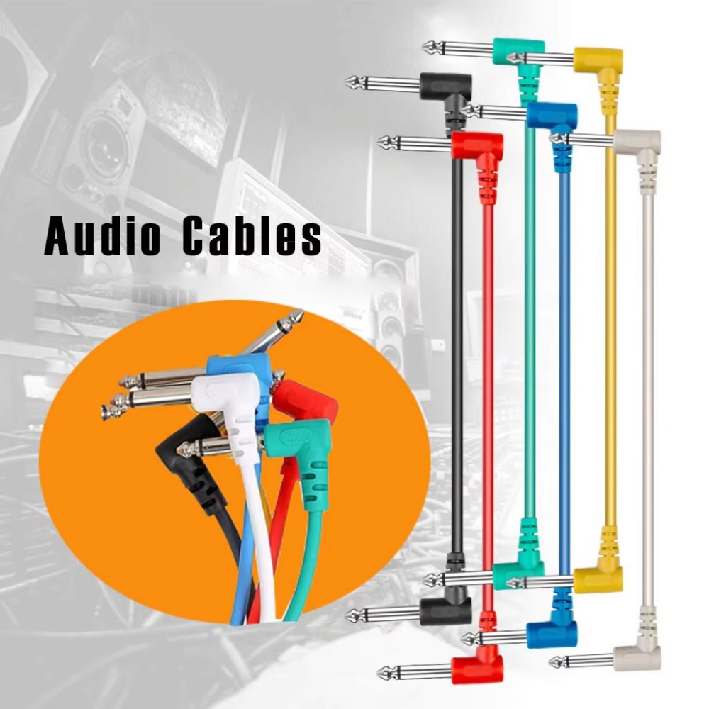 6pcs Audio Cable for Audio Ele – Musical Instrument Bass recenzja i cena