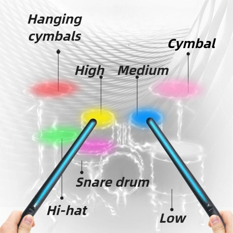 Air Electronic Drum Set Beginn – Musical Instrument Virtual recenzja i cena