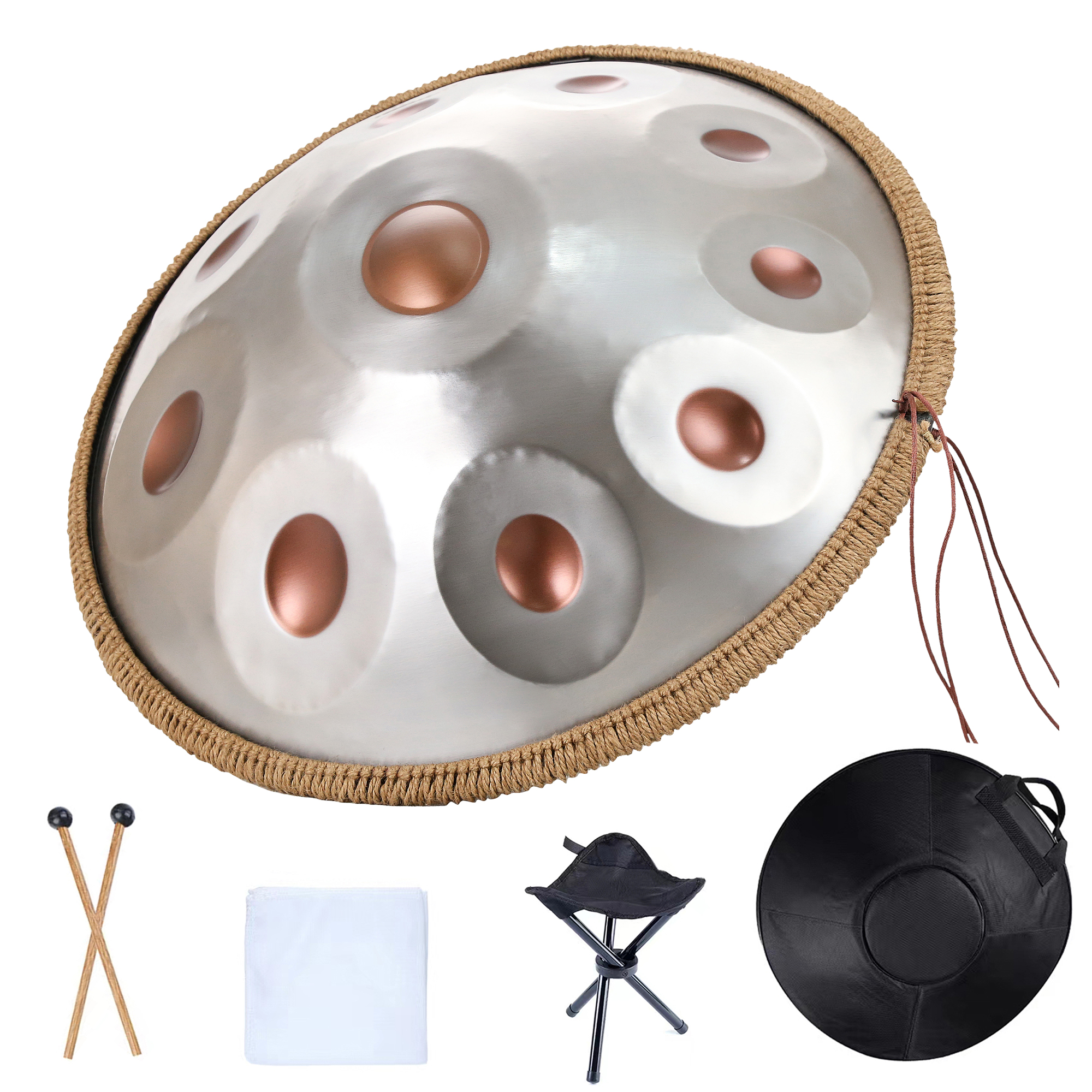 22 inch Handpan 432HZ D Minor  – Djembe Hand Drum recenzja i cena