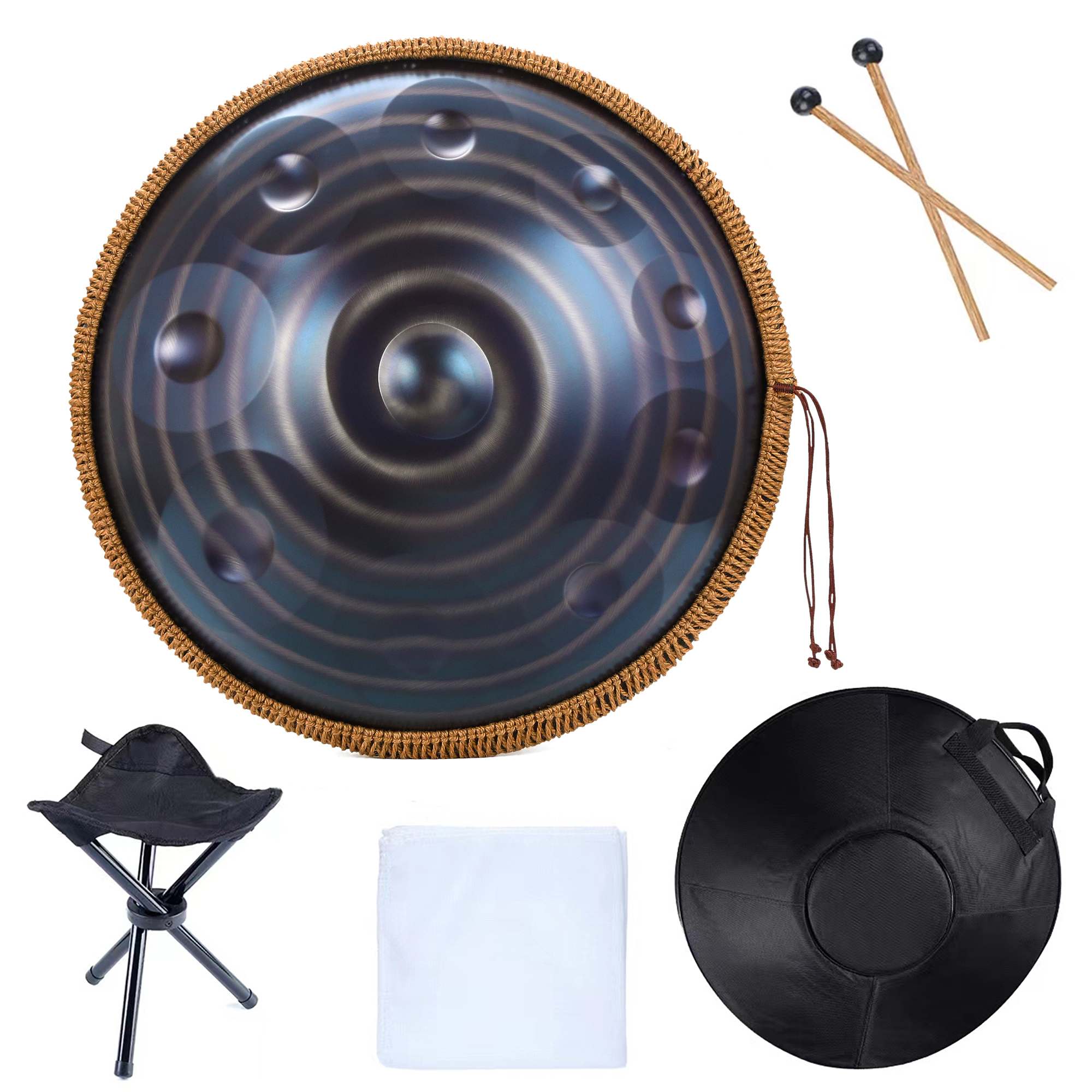 22 inch Handpan 432HZ D Minor  – Djembe Hand Drum recenzja i cena