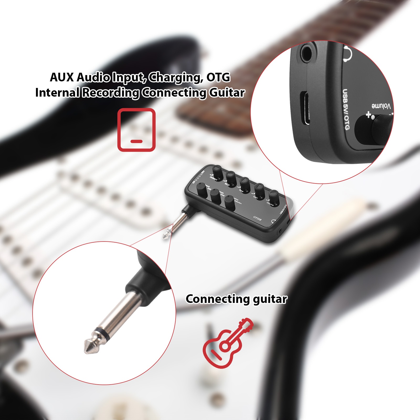 Bass Amplifier Mini Amp Portab – Musical Instrument Bass recenzja i cena